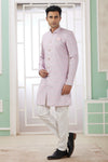 Banarasi Jacquard Father and Son Combo In Pink Colour