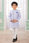 Banarasi Jacquard Father and Son Combo In Blue Colour
